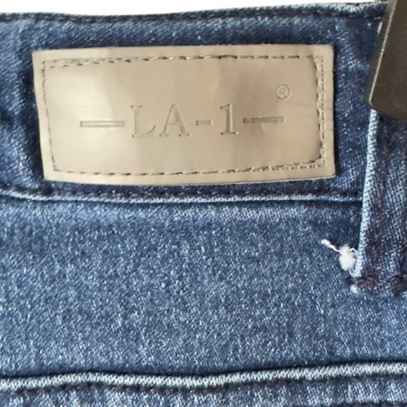 LA- 1 High Waisted Skinny Jeans Blue - Picture 4 of 4